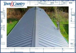 Town & Country: Roof-Over Aluminum Pan Attachment For Sheds & Mobile Homes (MPS 21-40341)