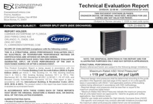 Carrier: Split System Units (Side Discharge)