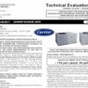 Carrier: Package Units Technical Evaluation 2023 Update