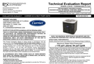 Carrier: AC & Heat Pump Units (TER 20-33413)