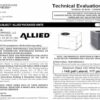 Allied Air: Allied Packaged Units Technical Evaluation Report 2023 Update