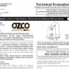 OZCO: Lite 4 x 4 Post Base Kit #'s: 52107 And 54207 Technical Evaluation Report 2023 Update