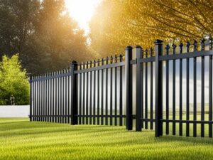 aluminum fence and gate design plan performance evaluation
