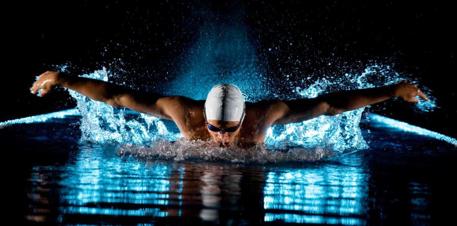 Man Swimming