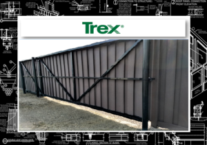 Trex: Seclusions Vertical Rolling Gate – Steel / Aluminum (MPS 21-36469)