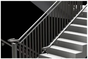 Welded Aluminum Stair Rail With Grabrail Option Performance Evaluation