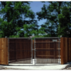 Wood And Chain Link - Steel Framed Enclosure Gate Performance Evaluation 2023 Update