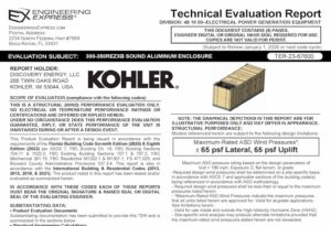 Kohler Power Systems: 300-350REZXB Sound Aluminum Enclosure 2023 Update