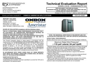 OXBOX & AMERISTAR: SPLIT SYSTEMS