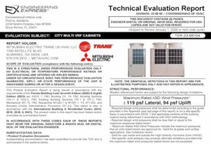 Mitsubishi Electric / Trane: City Multi VRF Cabinets 2023 Update