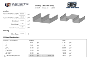 Eastern Cap and Pan Span Calculator