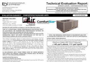 eAir: ComfortStar Packaged Units 2023 Update