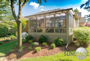 Sunspace: Solid or Screened Wall Host Attached Sunroom with EPS Roof Panels