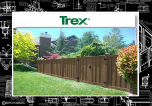 Trex: Seclusions 6′ – 8′ Tall Composite Fence and Gate- Vertical Slats