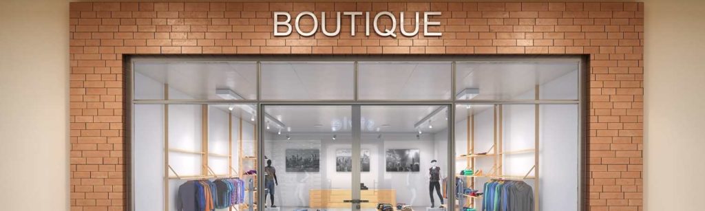 storefront glazing boutique 1