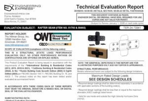 Hillman Group: Rafter Seam (Item No. 51793 And 56693)