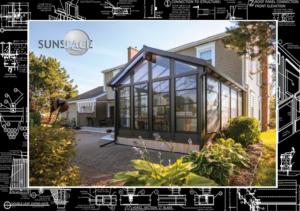 Sunspace: Solid or Screened Wall – Host Attached Gable Roof Sunroom with EPS Roof Panels