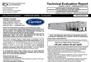 Carrier: 50P Series – 75 Ton Units