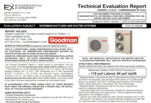 Goodman: Ductless and Ducted Systems