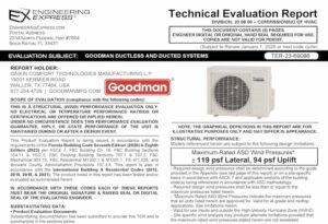 Goodman: Ductless and Ducted Systems 2023 Update
