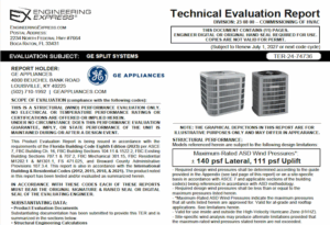 GE Appliances: GE Split Systems Technical Evaluation Report