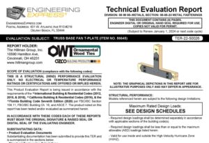 Hillman Group: Truss Base Fan T-Plate (Item No. 56645)