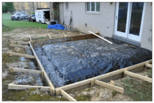 Sunroom – Patio – Canopy – Pergola Shed Concrete Footing Foundation Slab Generic Plan