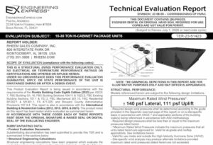 Rheem: 15-30 TON H-CABINET PACKAGE UNITS