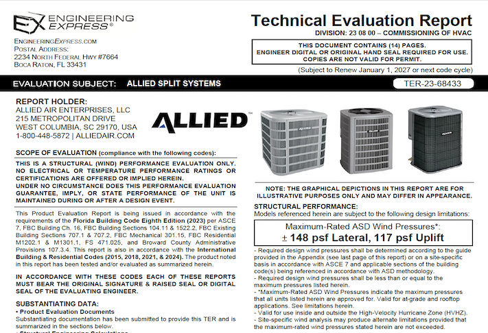 23-68433 - Allied Split Systems