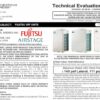 Fujitsu: VRF Units Technical Evaluation Report