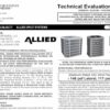 Allier Air: Allied Split System Technical Evaluation Report 2023 Update