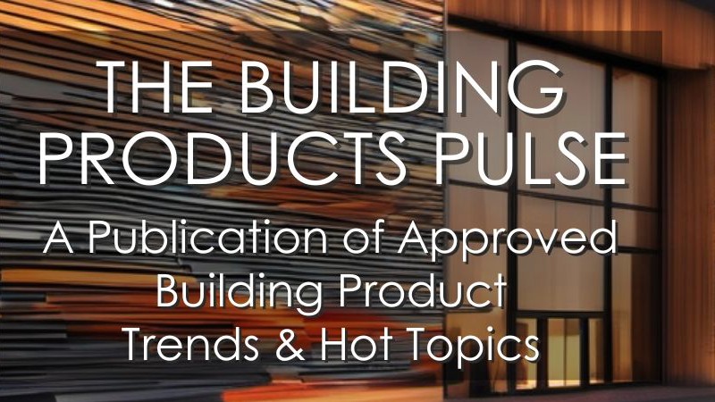 Building Products Pulse Cover Banner