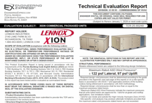 Lennox: Xion Commercial Package Units