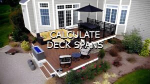 calculate wood deck spans