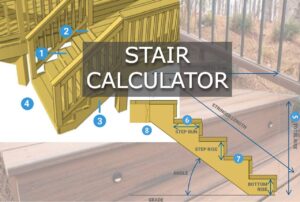 stair tread riser run calculator