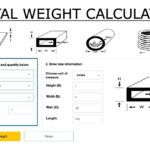 metal weight calculator