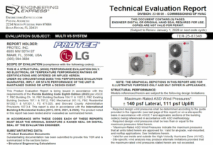 LG: Multi VS System Units Technical Evaluation Report