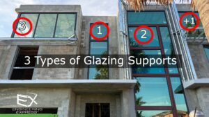 3 types of glazing supports designed by engineers