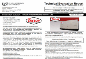 TPS: Taylor Power Standard Product Line Technical Evaluation