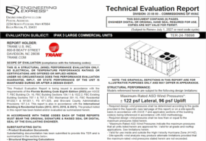 Trane: IPAK 3 Large Commercial Units Technical Evaluation