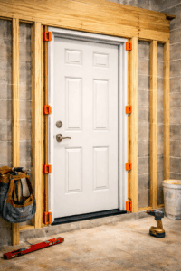 door shimming image