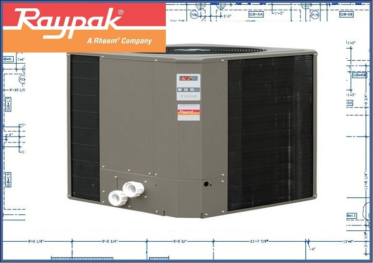 Raypak Heat Pump Pool Heaters 545010455 (MPS 163612.3)